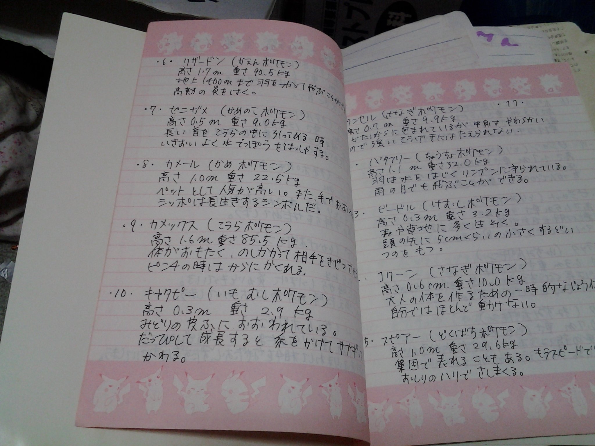 勝田名人 ポケモンの勉強は並々ならない労力だったのは認める みよ この攻略本とかなかった時代の中学時代の図鑑記録を A6ノートにびっしり151匹分の図鑑記録して 自作漫画の資料としてたんだ 笑 ポケモン ポケモンスクラップ T Co
