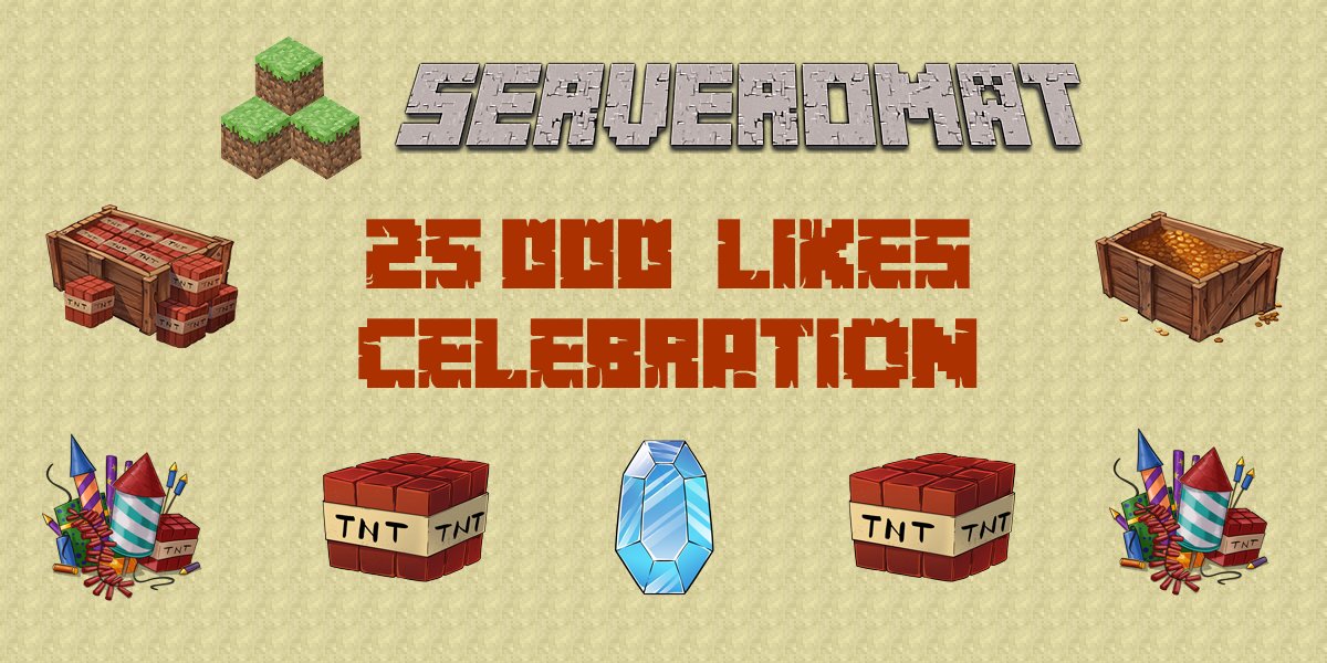 serveromat's tweet image. @Serveromat reached 25 000 likes on Facebook facebook.com/serveromat.