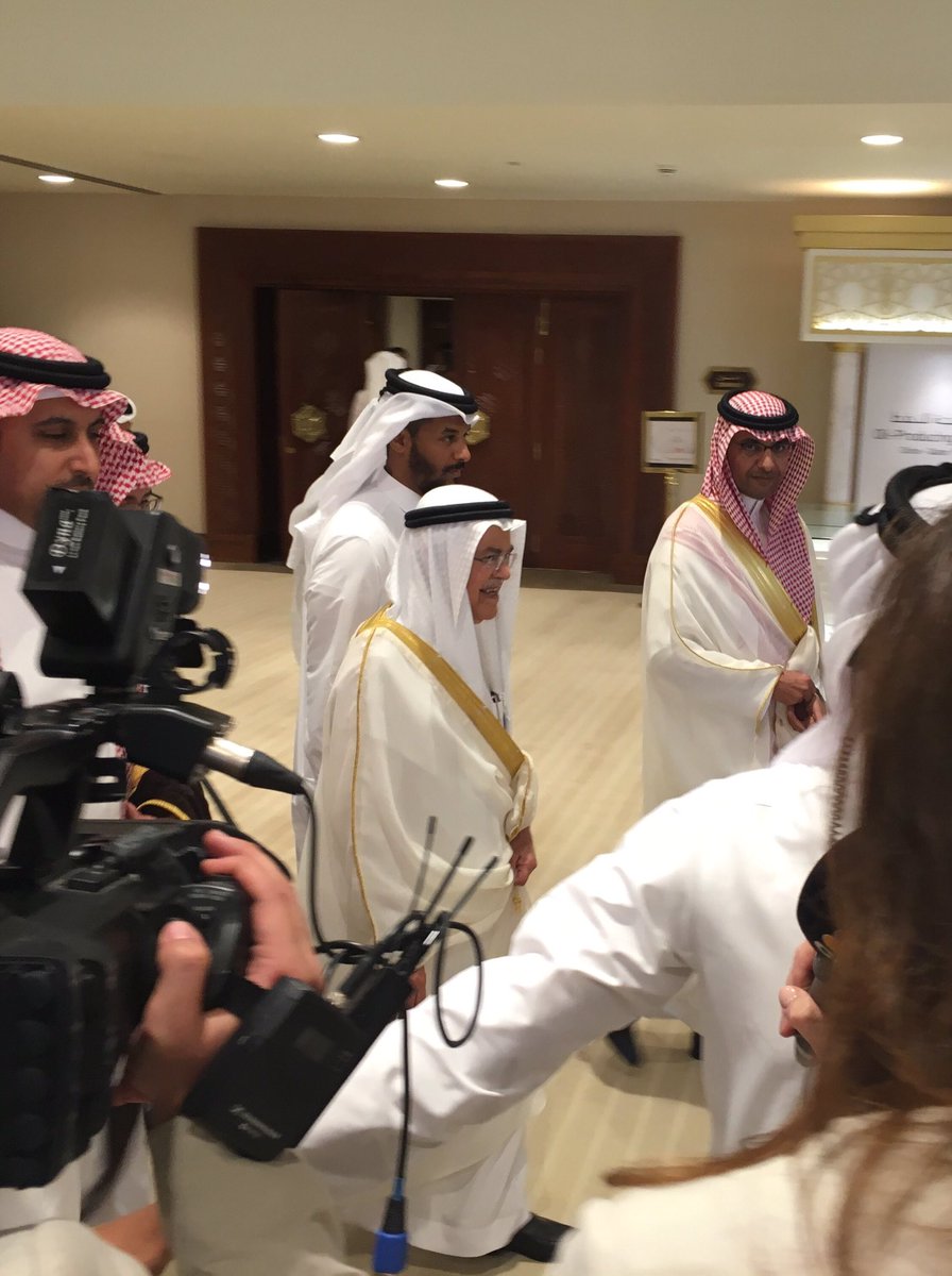 Saudi oil minister heads back into talks at #DohaSummit