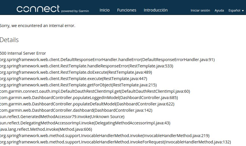 CiclolocoR3se's tweet image. La pantalla principal de #GarminConnect mola mazo 😲😵😵😲
#JavaWorld