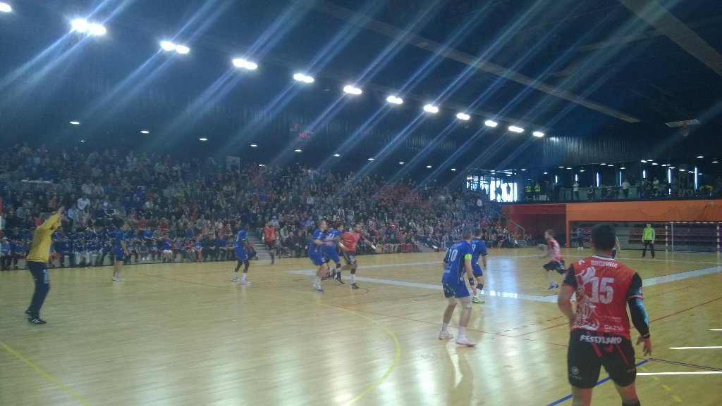 Match nul (22-22) entre le <a href="/MRNHandball/">Mét. Rouen Norm. HB</a> et <a href="/VikingsCHB/">Les Vikings de Caen</a>#handball #N1