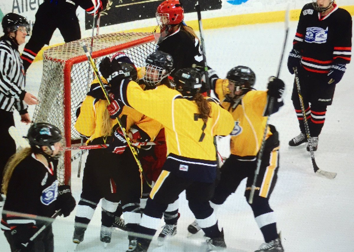 RWTitus's tweet photo. #MidAmhockey 3, #Wisconsin 2 after 2. Fast, intense. Could go either way. @AmericaShowcase final #usahockey @T1EHL https://t.co/7pznVZr7q4