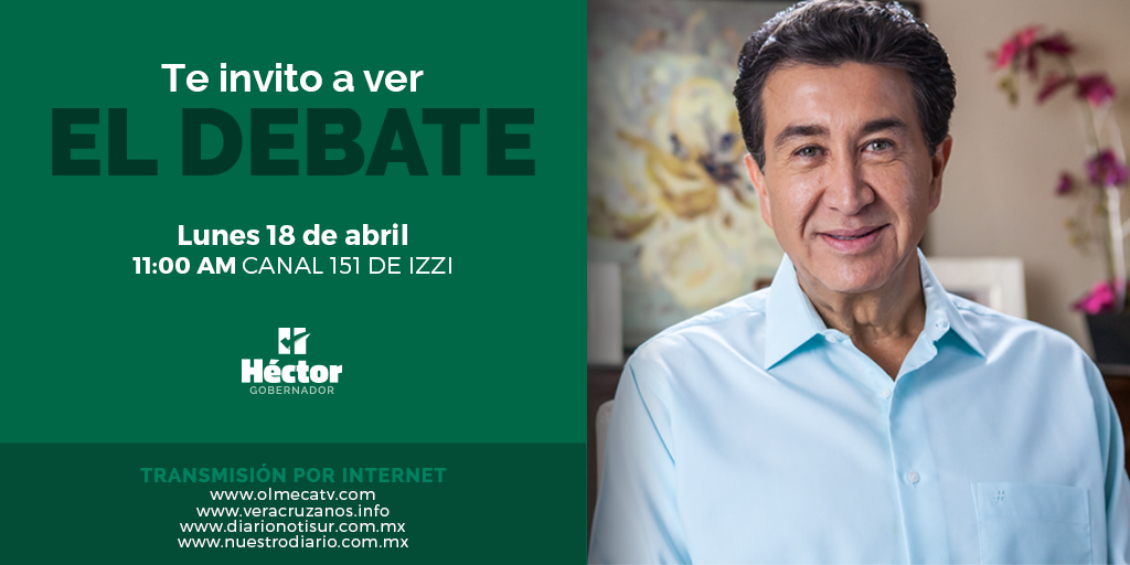 HectorYunes's tweet photo. ¡No te pierdas el Debate el día de mañana! #HéctorPropone https://t.co/IC4CollqbM