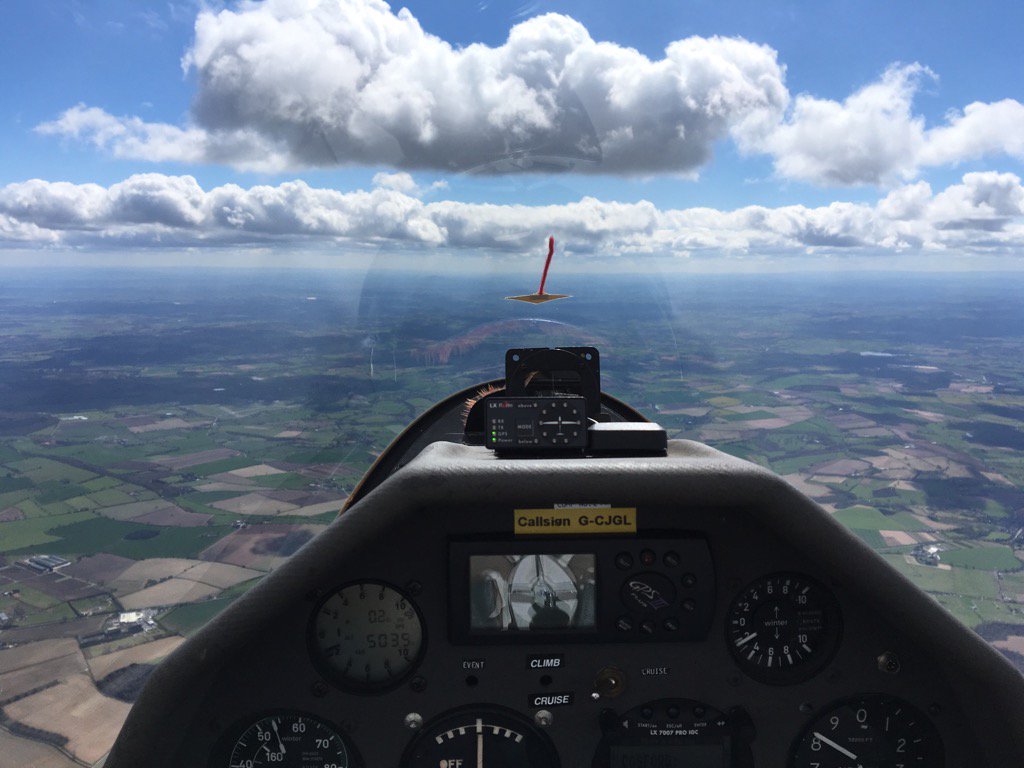 Excellent soaring conditions today <a href="/RAF_Cosford/">RAF Cosford</a>