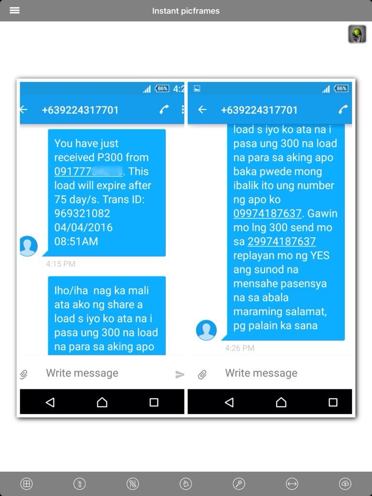 alingtoyang's tweet image. @DOTCPhilippines #scam #shareaload @talk2GLOBE @LiveSmart Ang tigas din ng mukha nito!
