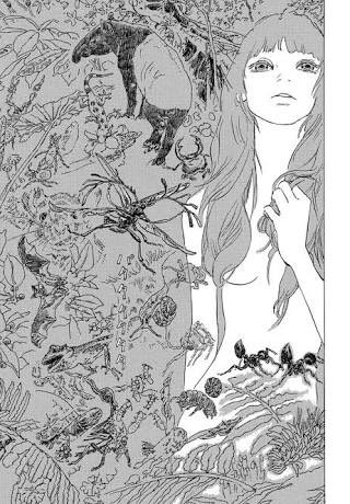 い五十嵐大介先生の「ディザインズ」ってやつ。この人の前の海の漫画も絵が美しかった。 