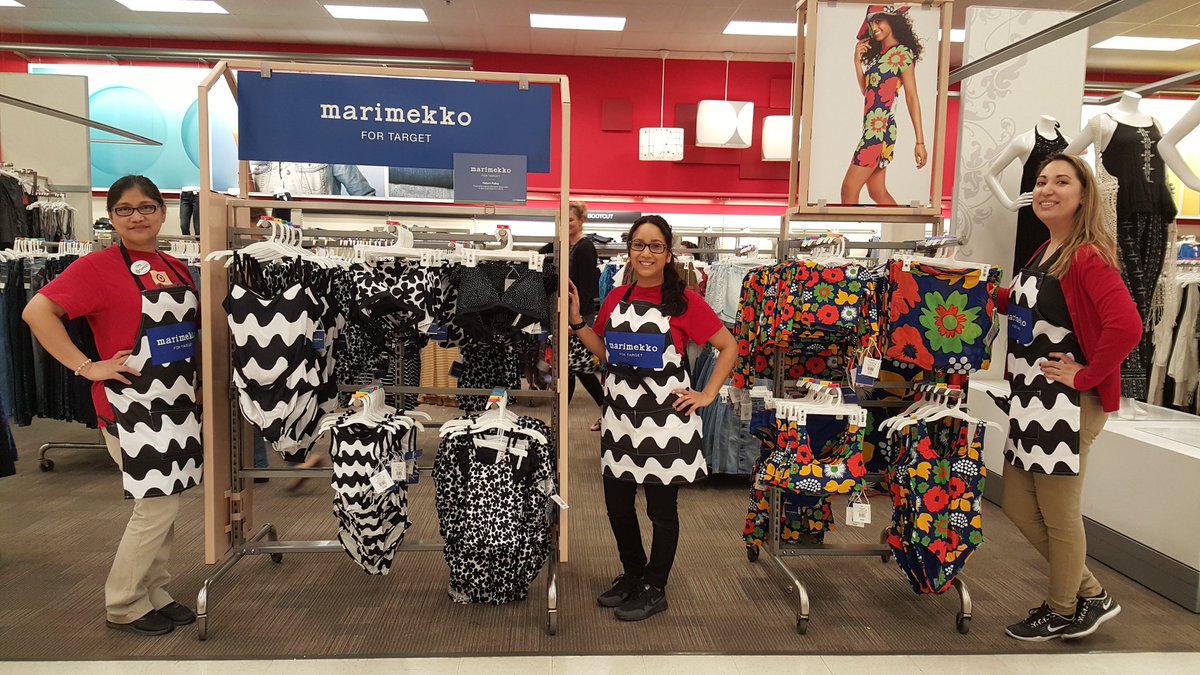 My VML Jessica, Brand TM Ching and I rocking our Marimekko launch! #marimekko #target #D166