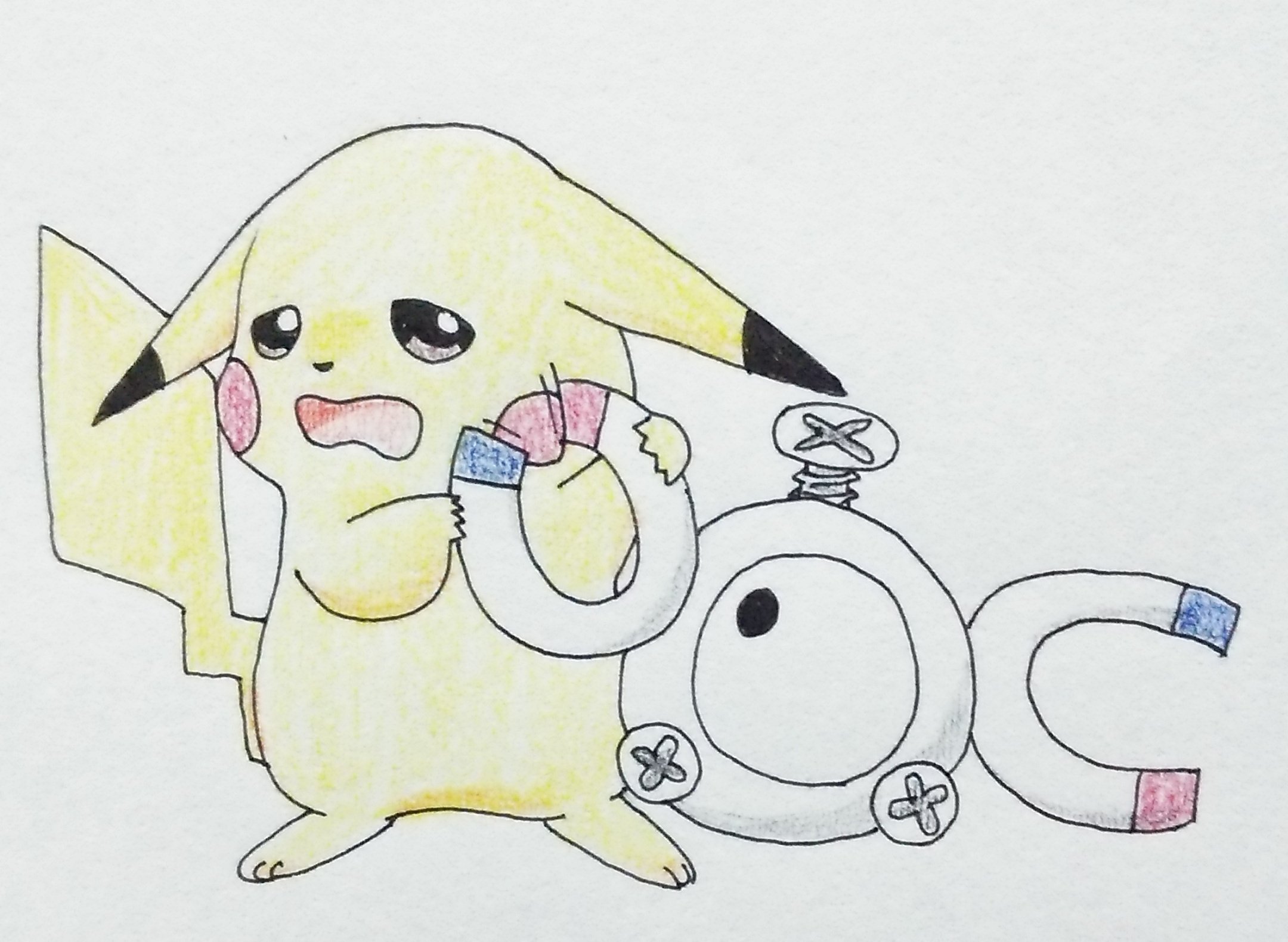ポケモン４コマ漫画劇場読みたい このコイルとピカチュウシリーズのここのシーンだけやたらと印象に残ってて W T Co Nqmiynyg7t Twitter
