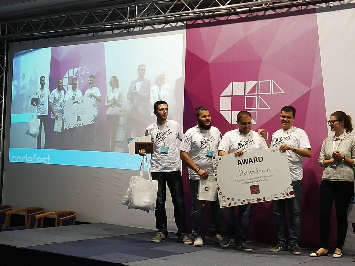 ivanchorbev's tweet image. #DreamKillers #winners #CodeFest2016 #FINKI