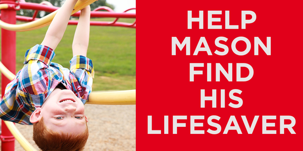DKMS_us's tweet photo. Become a bone marrow donor today and you can help patients like Mason find their hero: https://t.co/G6ZaMlsXSq https://t.co/UZ3tfsNnSv