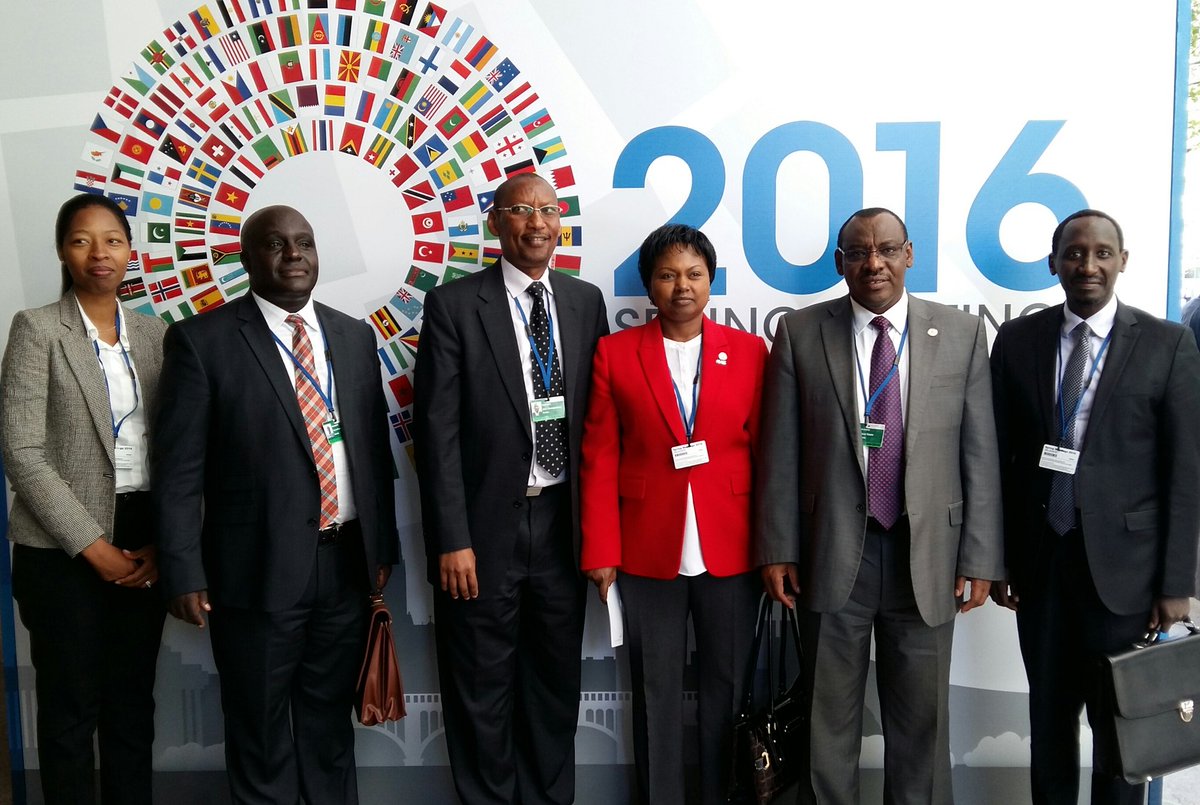 CentralBankRw's tweet photo. #Rwanda delegation just concluded a successful mission in Washington where they attended the #WorldBank #IMFMeetings https://t.co/XZanzFvUny