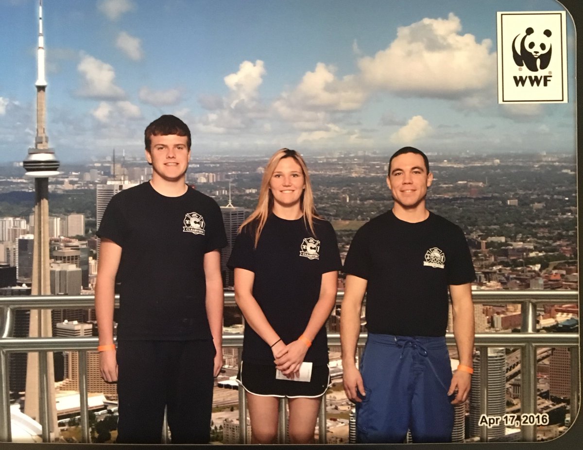 kcalindsay's tweet photo. Beauty morning for a climb of the cn tower ! #wwf #cntowerclimb #clearviewfire https://t.co/R2B7DdRyjw