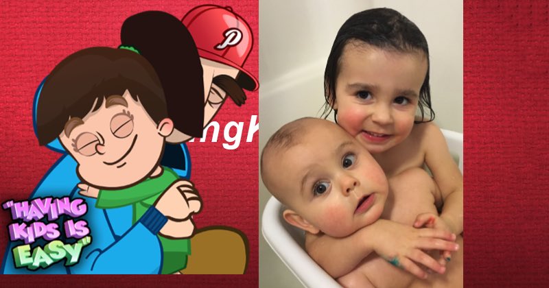 MarioAbrams's tweet image. #HavingKidsIsEasy when it's bath time. #HalfLife @classified
