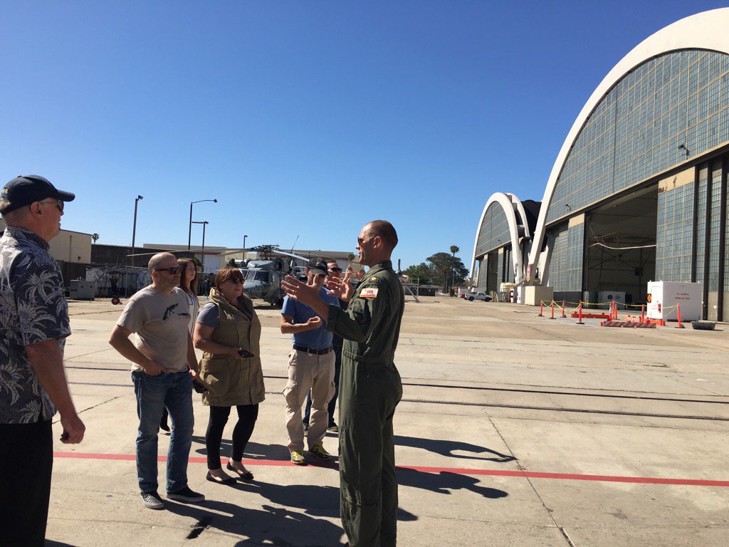 Checking out helicopter squadrons at NAS North Island. #flynavytour2