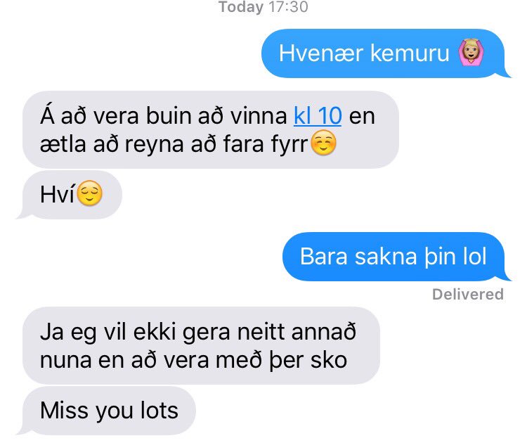 berglindthora's tweet photo. Þau eru búin að hittast í viku - ég þarf að gubba https://t.co/Z8W1TO4KPp