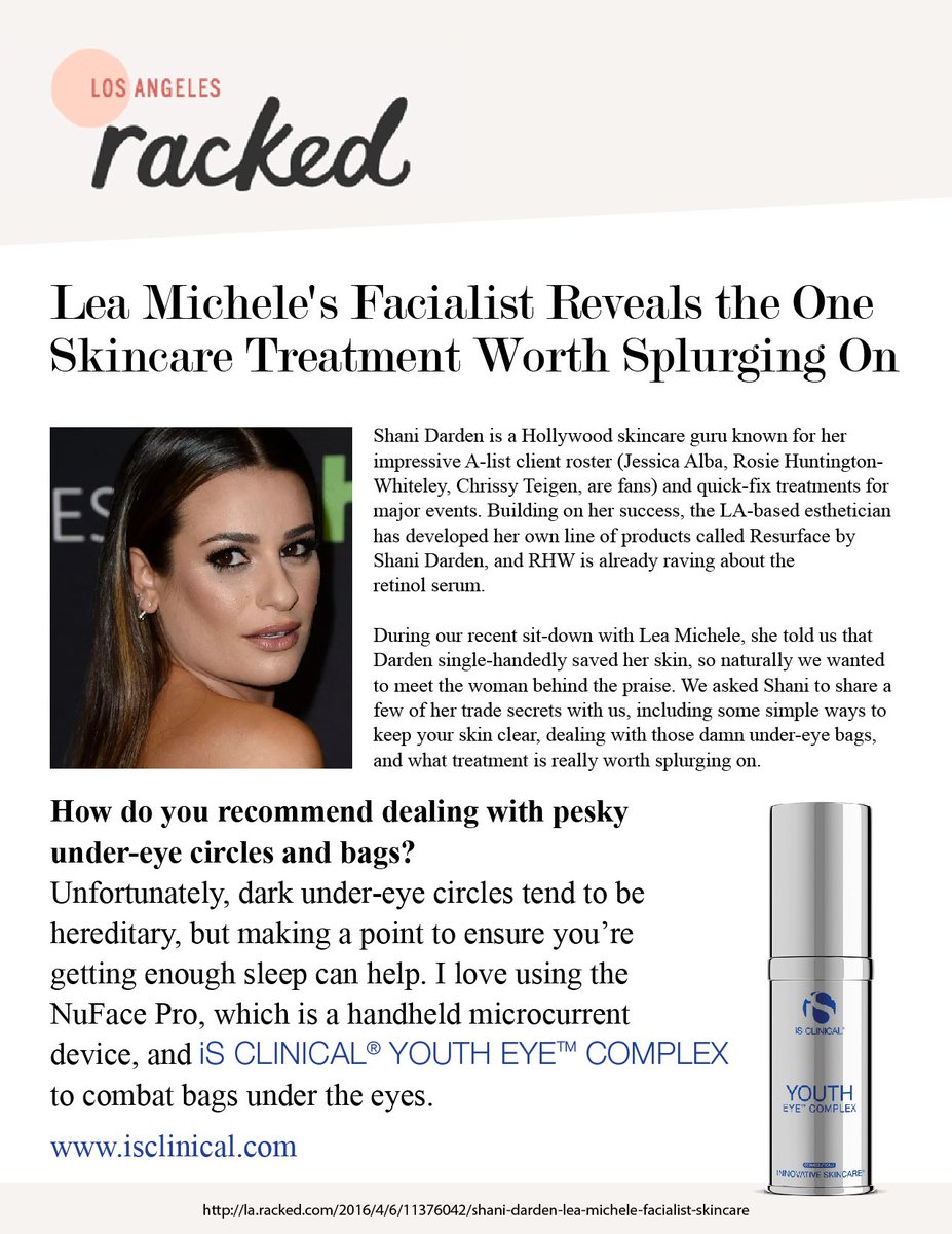 iSCLINICAL's tweet photo. #YouthEyeComplex was featured on @rackedla Check it out here: https://t.co/5jIPLmv2JH https://t.co/kOBcfV8LP4
