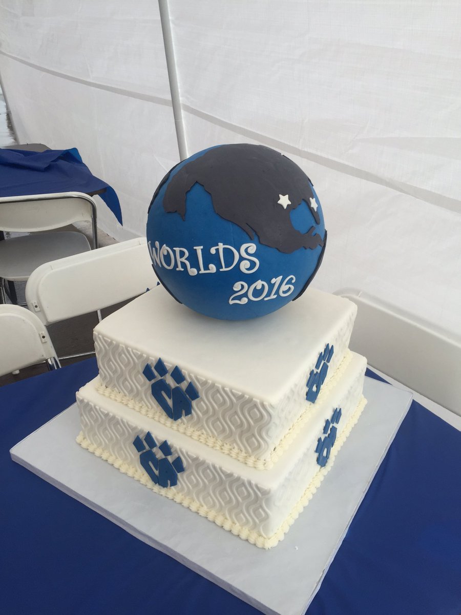 Worlds week, worlds cake 😍💙