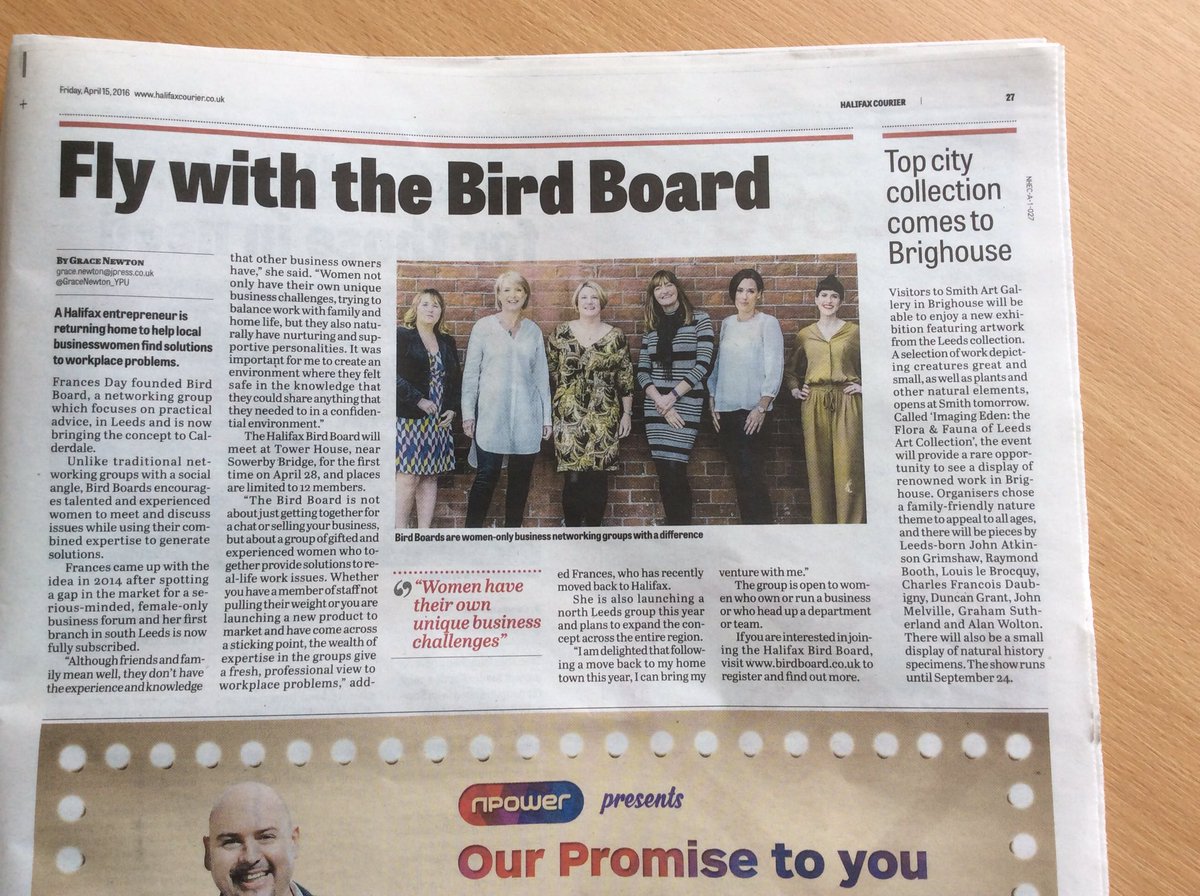 FrancesDayCoach's tweet photo. What a great piece #womeninbiz #calderdale #leedsretweet https://t.co/hwjOrpQFx6