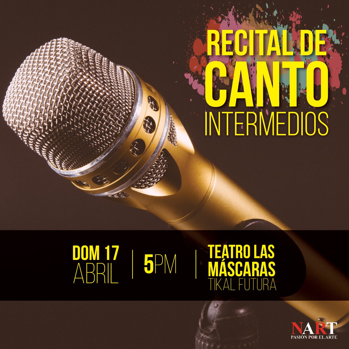 NARTstudio's tweet image. Estamos a pocas horas del RECITAL de Canto de los alumnos Canto Intermedio - éxitos a todos en su participación !!