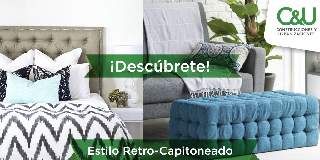 cyucolombia's tweet image. #TipsCyu |Toma detalles del estilo #Capitoneado e innova en cualquier espacio de tu hogar. Pon like si te gusta.