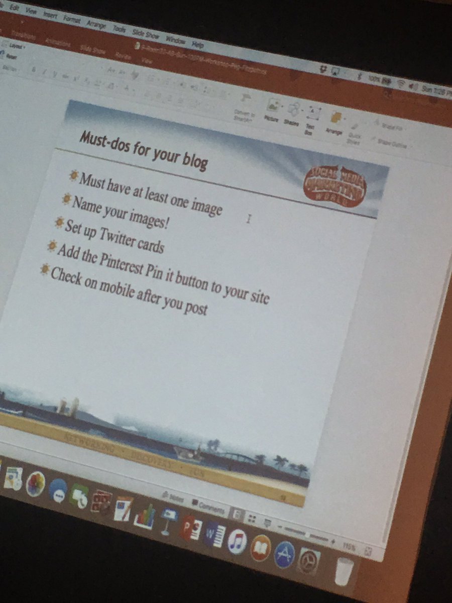 SueBZimmerman's tweet image. That&apos;s my bestie @PegFitzpatrick #SMMW16 dropping so many value bombs #blogsuccess