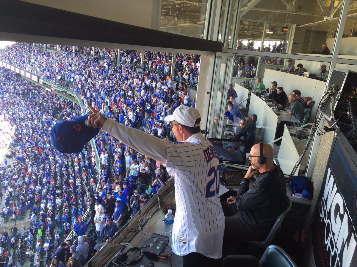 Cubs's tweet photo. #Cubs still within a run as they bat in the 8th. Let's try this again: #LetsGetSomeRuns! https://t.co/bez1XLr7yB