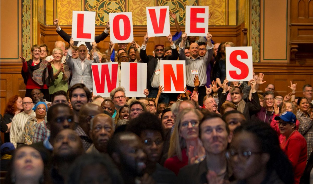 middlechurch's tweet photo. As NY votes, anti-trans laws pass, and Black lives don’t yet matter enough, we pray Love will one day Win #RevLove16 https://t.co/ILulOqrK6f
