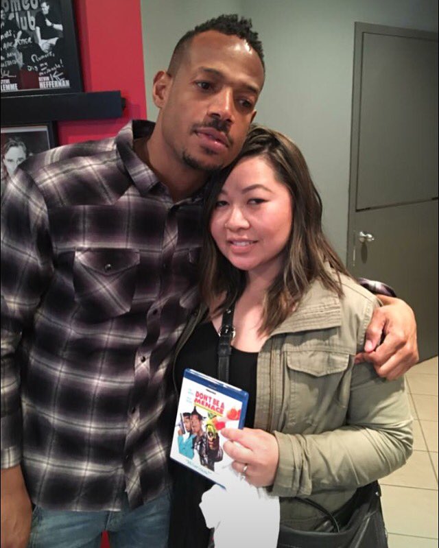 diannan_'s tweet photo. Met the one and only @marlonwayans @wilsylvince last night #saycheesemarlon 😜 https://t.co/hNZDBMR2d3