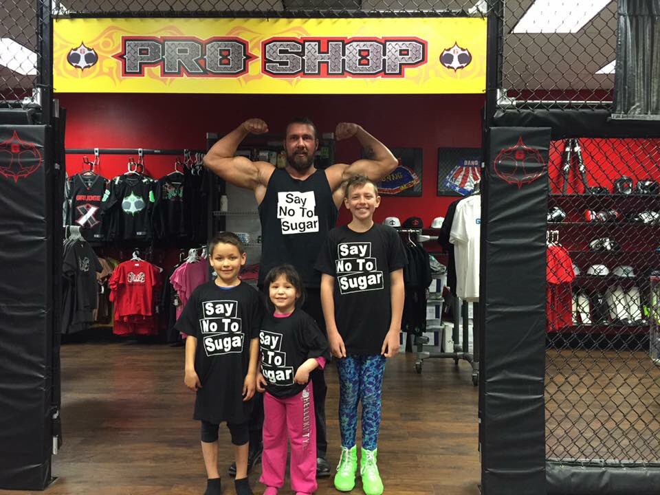 RMPWrestling's tweet photo. Want to be a part of the #SugarFreeMovement? Mario Vanjur has new shirts, available for #NeverBroken! #SayNoToSugar https://t.co/11s3zCiybJ