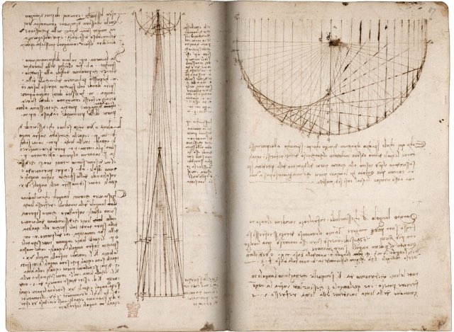 Da Vinci's notebook
