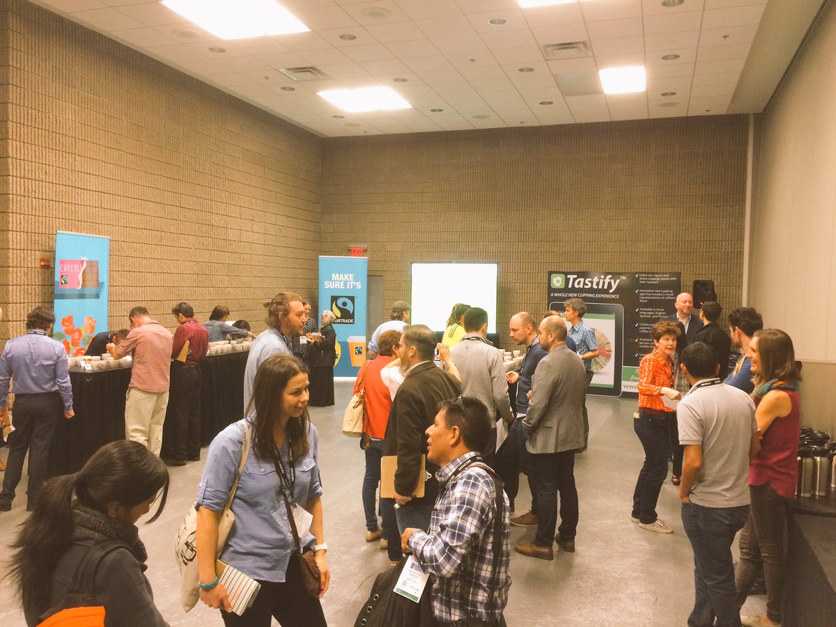 TastifyApp's tweet image. Thanks to @FairtradeMarkUS and @coopcoffees for the invite! Had a blast using #Tastify #SCAA2016