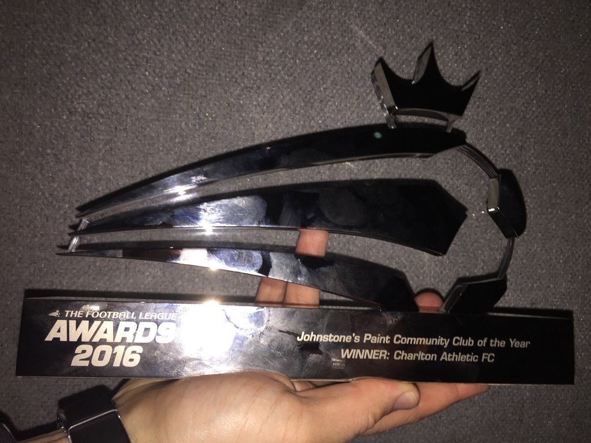 The latest silverware, we are the <a href="/football_league/">EFL</a> <a href="/JohnstonesPaint/">JPT 2006-2016</a> Community Club of the Year #CACT #FLAwards