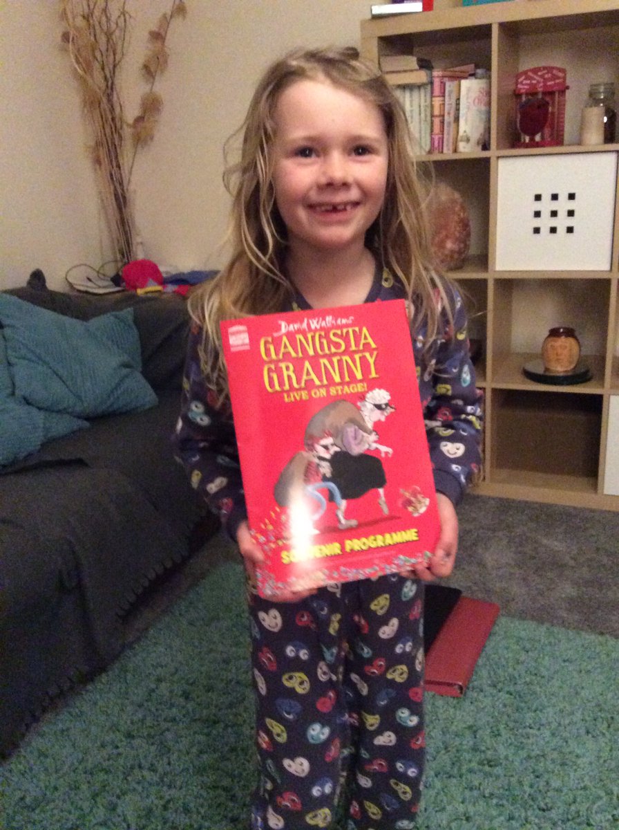 tinytan's tweet photo. @_GangstaGranny 
Daisy loved #GanstaGranny at the Hall for Cornwall https://t.co/7H0NS9f1wG