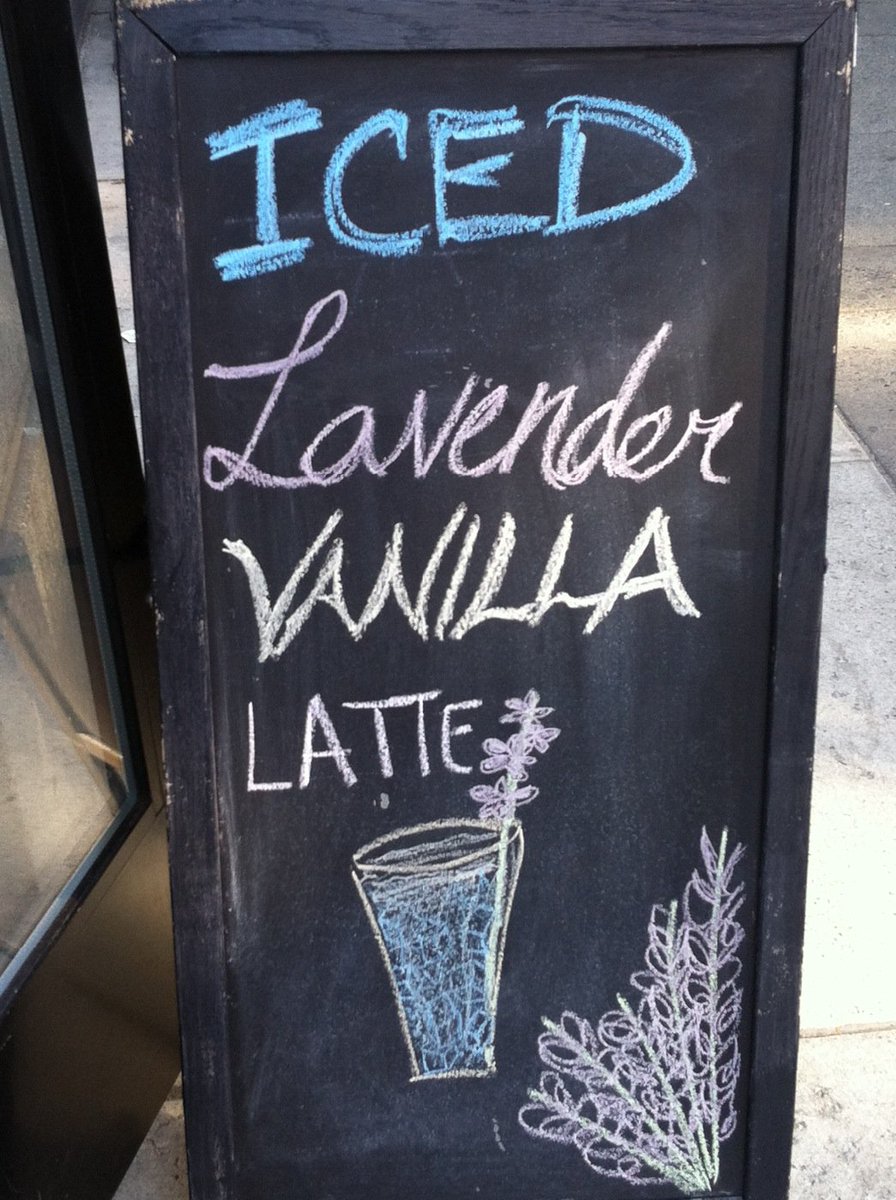 ToastPhilly's tweet photo. Barista special: ICED LAVENDER VANILLA LATTE!  It's beautiful out so enjoy a delicious iced drink #treatyoself ☀️😎 https://t.co/tW2AM0o8Rb