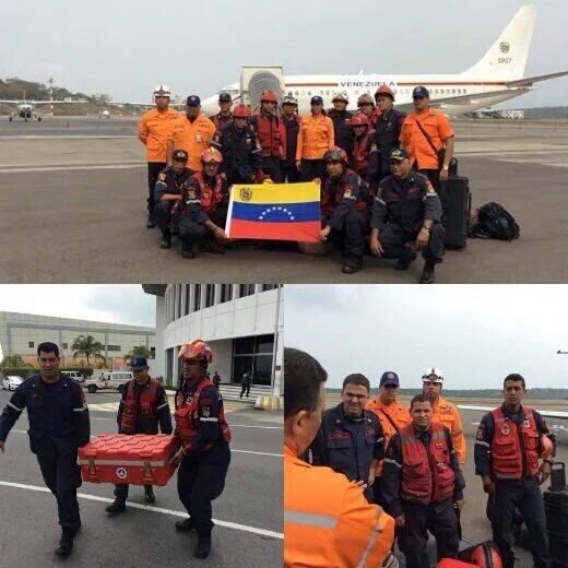 CentauroOscuro's tweet photo. Gracias a los países hermanos que se hacen presente con sus ayudas #EcuadorListoYSolidario https://t.co/8ScocblGgW