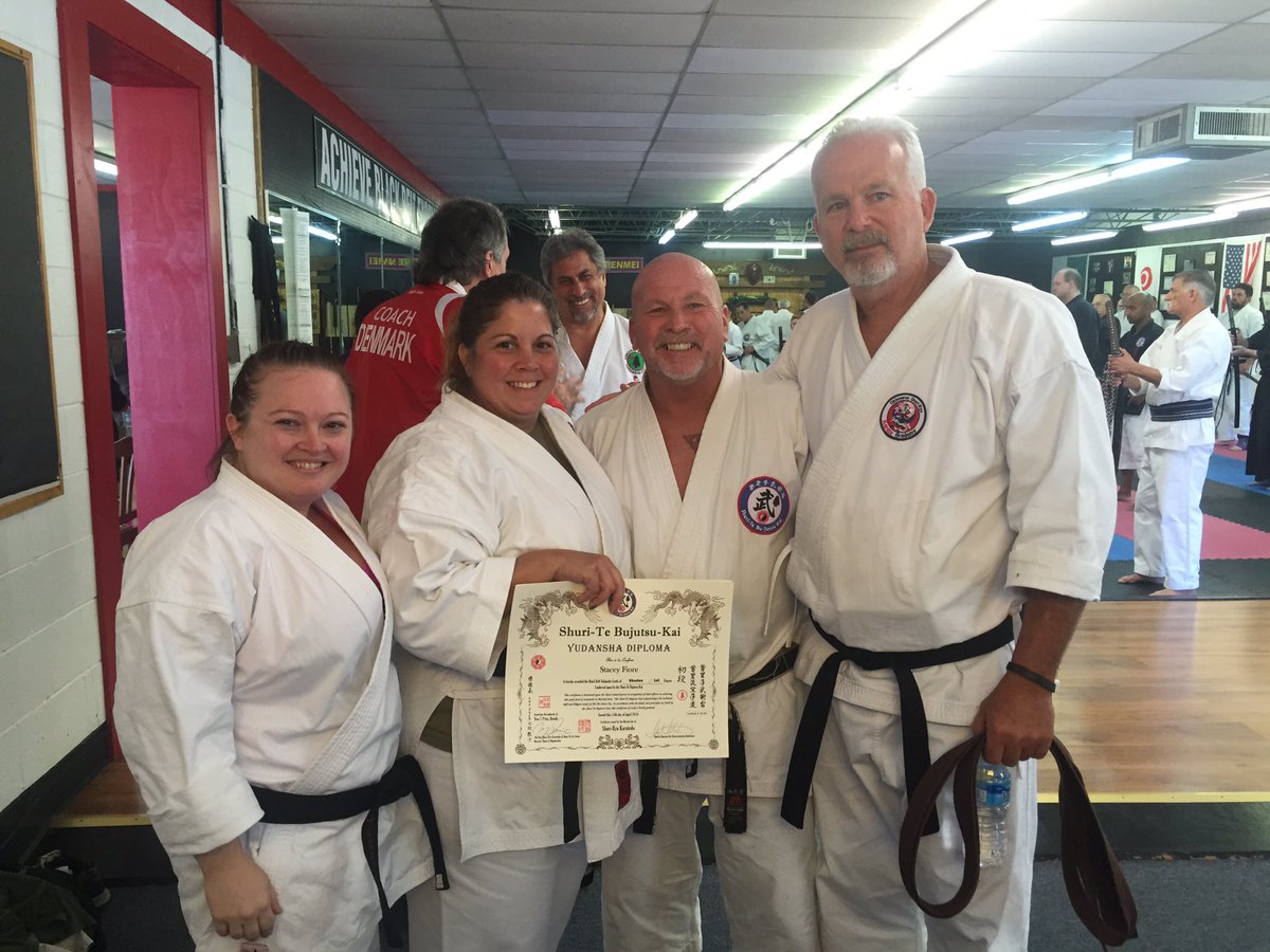 DomondKarate's tweet image. Congratulations to our newest #BlackBelt @staceyfiore2 #ShuriRyu
