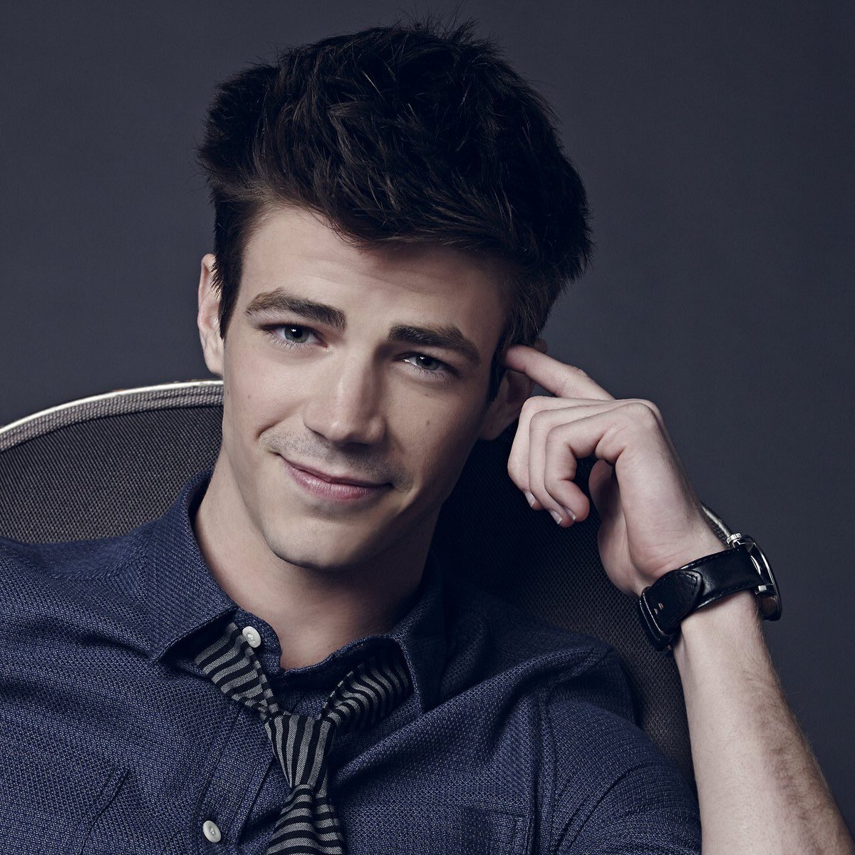 Grant Gustin. So cute. Seems so genuine. Barry Allen. Really funny. Has  really cute teeth., image size:1200x1200