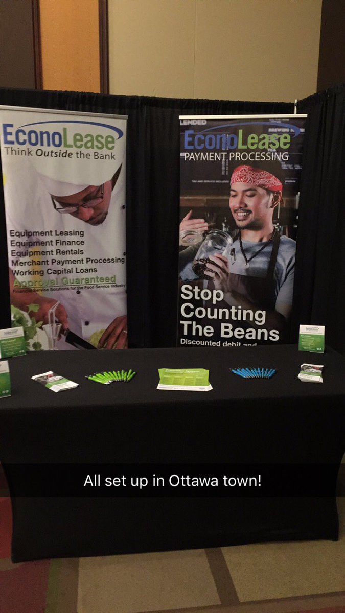 All set up and ready to go at the <a href="/CFAFranchise/">Canadian Franchise Association</a> #CFA2016 in #Ottawa! Visit us in the market place today - Tuesday!