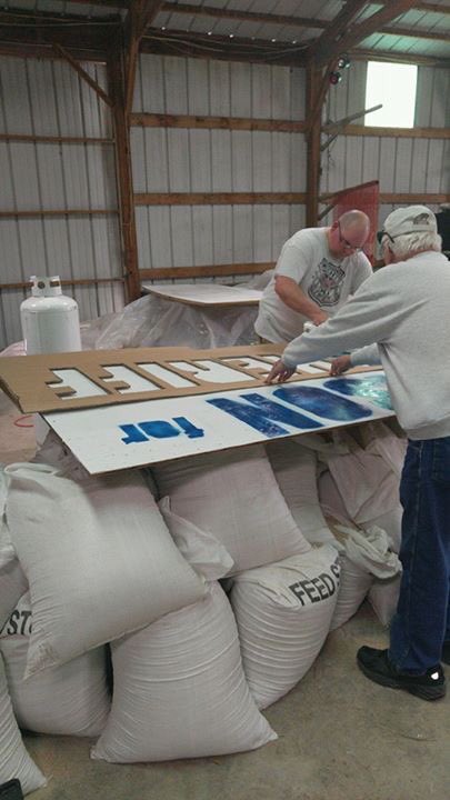 allison4sheriff's tweet photo. The first batch of highway signs. I want to say thanks for everyone's help! https://t.co/tQLv3ZvzTQ