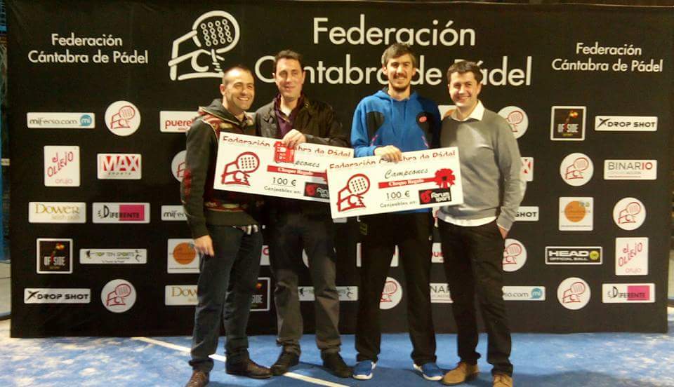 También Campeón de 1ª Prueba del #circuitocantabrodepadel2016, nuestro profe en Monteverde <a href="/igsaravia/">Ignacio Saravia</a>. Bravo Nacho!