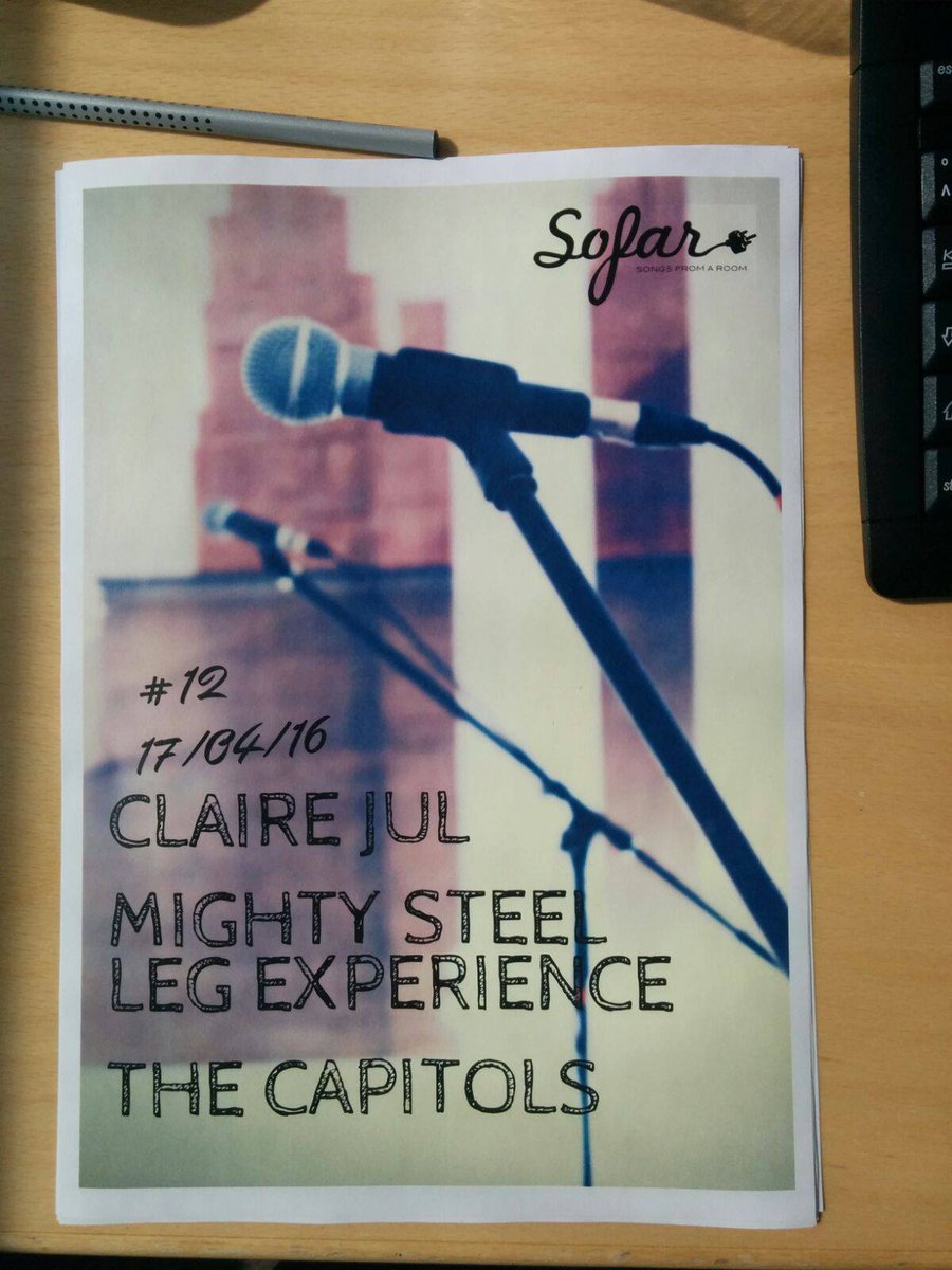 #SofarMunich12
What a blast!
Thank you for being with us <3
#ClaireJul
#TheMightySteelLegExperience
#TheCapitals