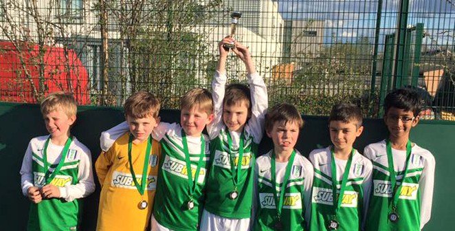 wanderersyfc's tweet photo. Our U8s Tigers - Shield Winners at our tournament today @SubwayReading #rdg #woky https://t.co/7A1dJAARZJ