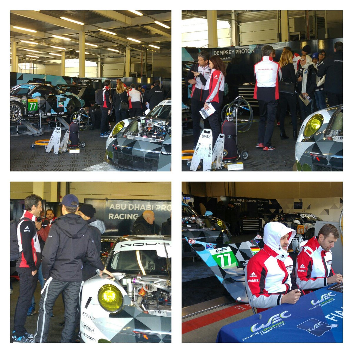 Autograph session #wec #6hSilverstone #richardlietz #michaelchristensen #patrickdempsey