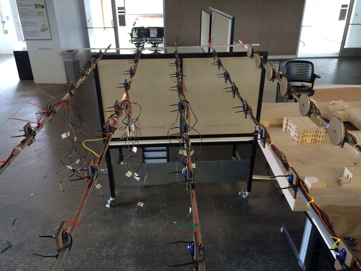 huang_banh's tweet image. Kinetic form taking shape! Fabrication is almost done! #masterproject #arduino #48motors