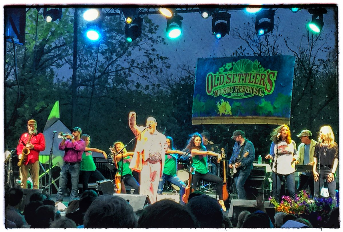 foodinvestors's tweet photo. Rain kept us indoors today, but yesterday, what a blast thanks to @Oldsettler &amp; @shinyribs &amp; @SaltLickBBQ #osmf2016 https://t.co/XKGcWrQFCf