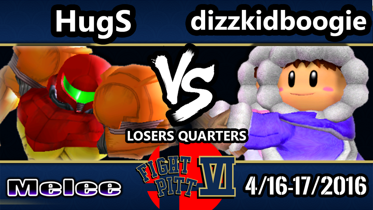 VGBootCamp's tweet photo. Up next at #FPVI we have @HugS86 vs. @kyleathayde #Melee Losers Quarters! Watch here: https://t.co/uUa6pil35u https://t.co/AvBku6spn3