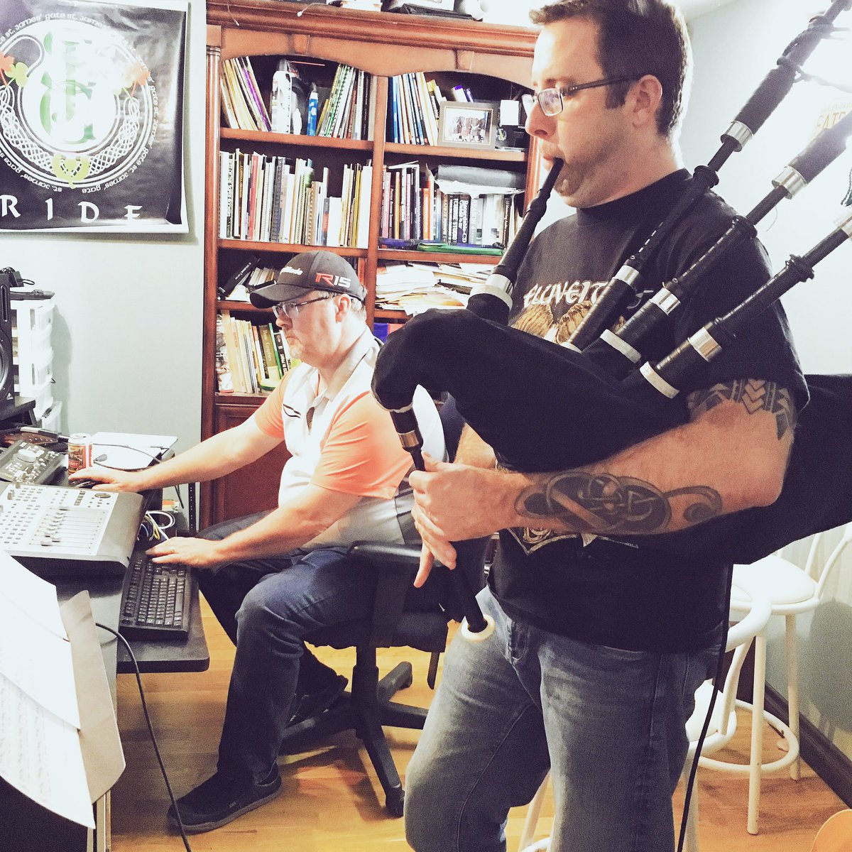 stjamesgateband's tweet photo. Great day!  Happy to be back in studio, recording an SJG original &amp; having the prospect of filming a music video! https://t.co/YG8yINoFlR
