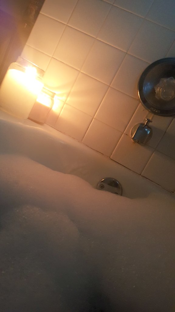 Detox bath! Maybe the negativity will go away :)