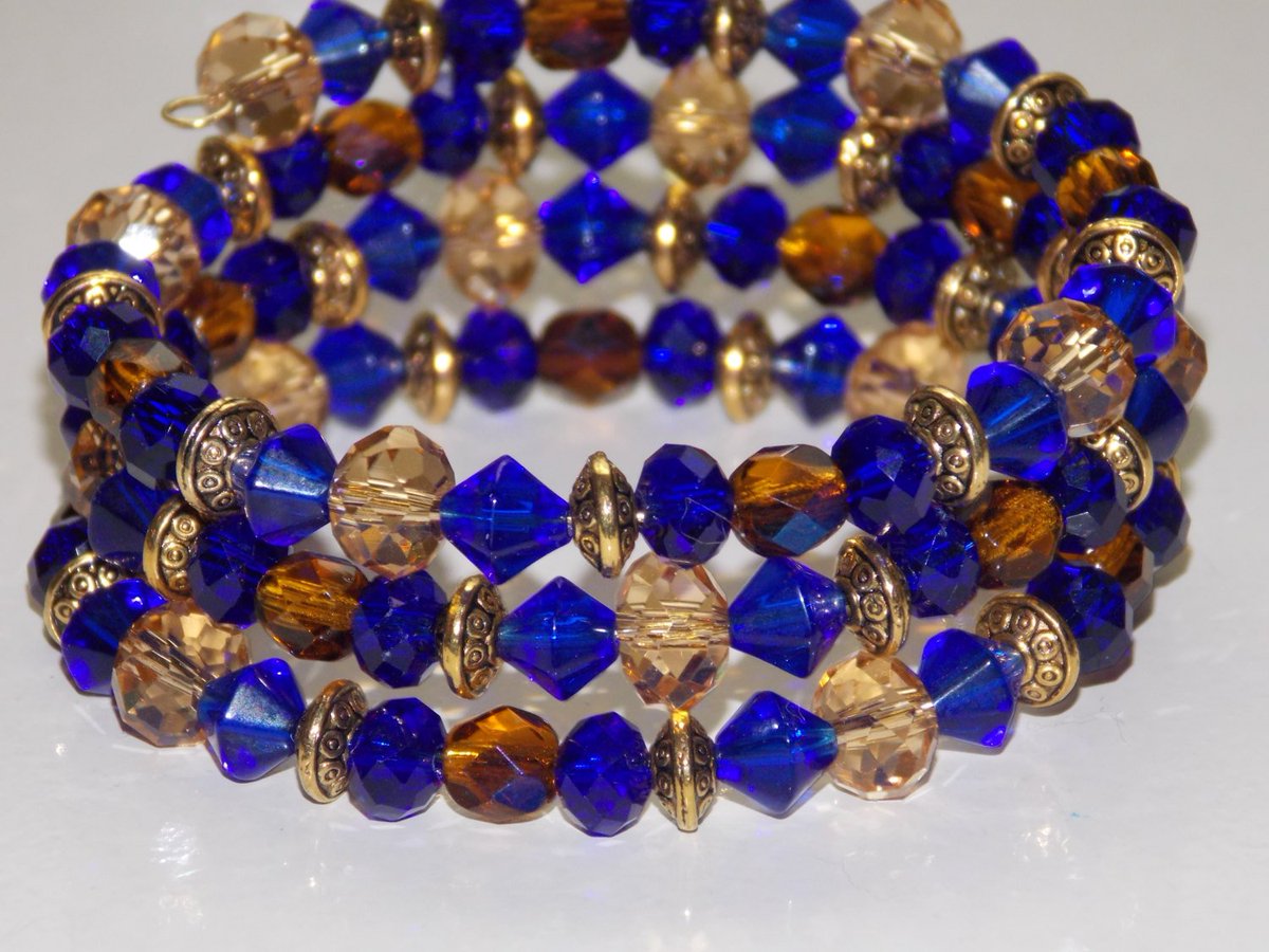 EriniJewel's tweet photo. Cobalt Blue Honey Wrap Bracelet https://t.co/bjrg4LQoKv #Etsy #Epateam https://t.co/4rod7lL48H