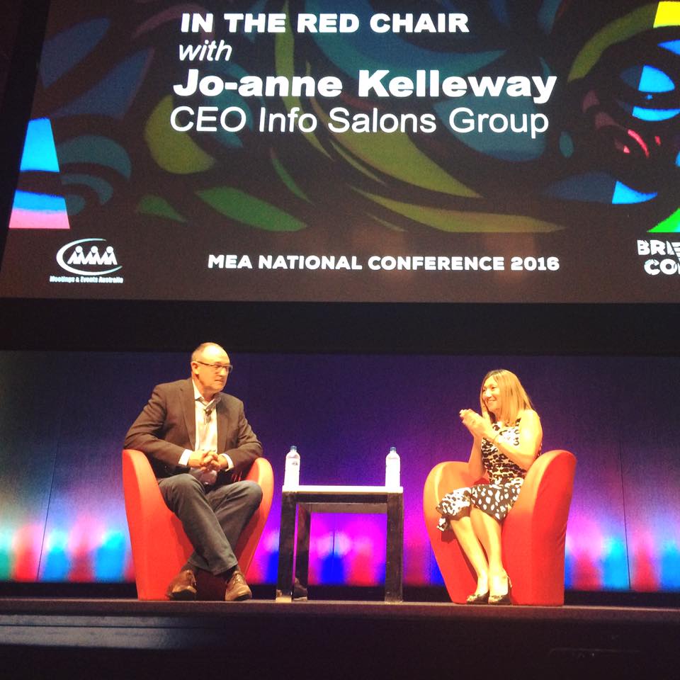 Meetings_Events's tweet image. In the Red Chair with @NigelCollin @jkinfosalons #MEAMelb2016 #BreakConventions